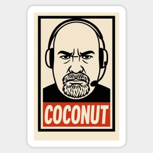 Obey the Coconut Sticker